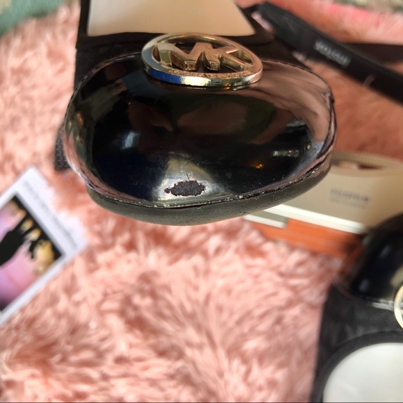 Michael Kors Black Canvas Ballet Flats - Picture 7 of 8